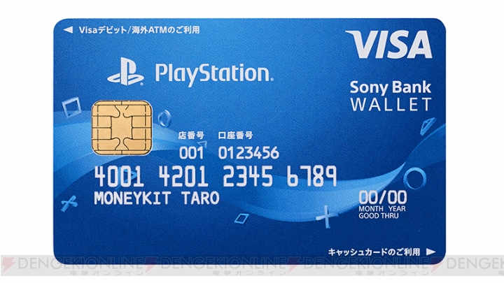 Sony Bank WALLET／“PlayStation” デザイン、知っていますか？
